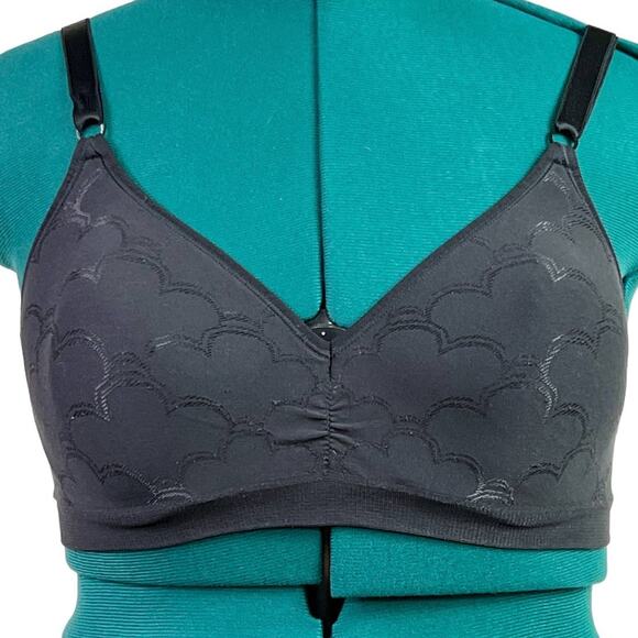 Bali Comfort Revolution Wire Free Bra Bundle Adjustable Straps Nude Black - Picture 7 of 11